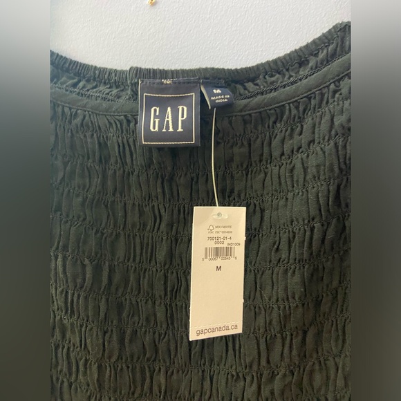 Cropped smocked tank, NWT - Picture 2 of 3